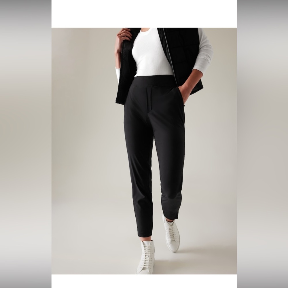 Athleta Brooklyn Ankle Pant Size 6 Black